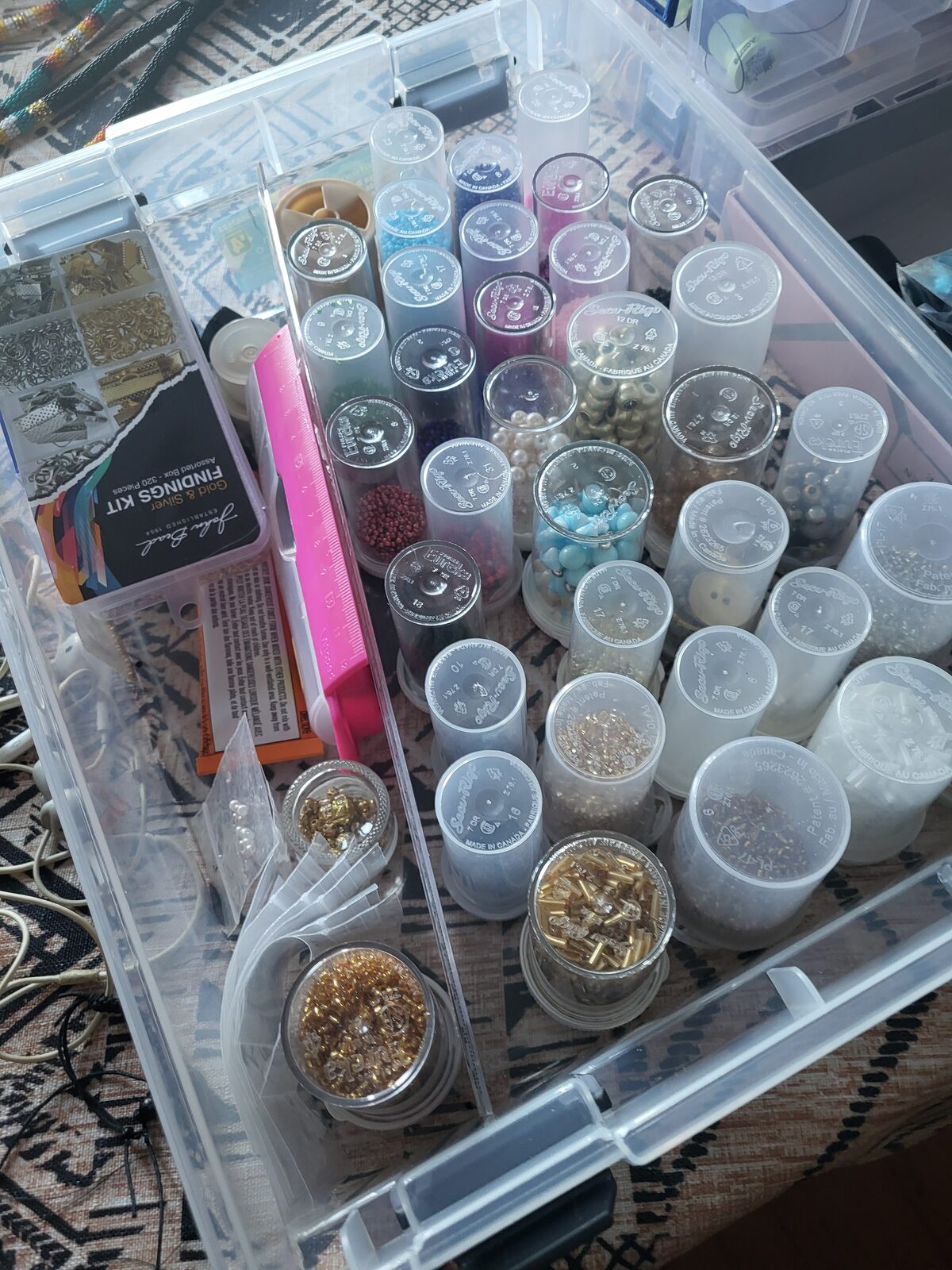 Bianca's bead collection — your color choices